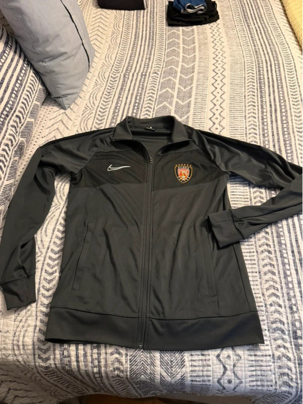 Atlanta United Fire Nike Dri Fit zip up jacket
